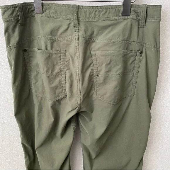 Western Rise, Men’s Travel and Outdoor Olive Green 5 Pocket Straight Leg…